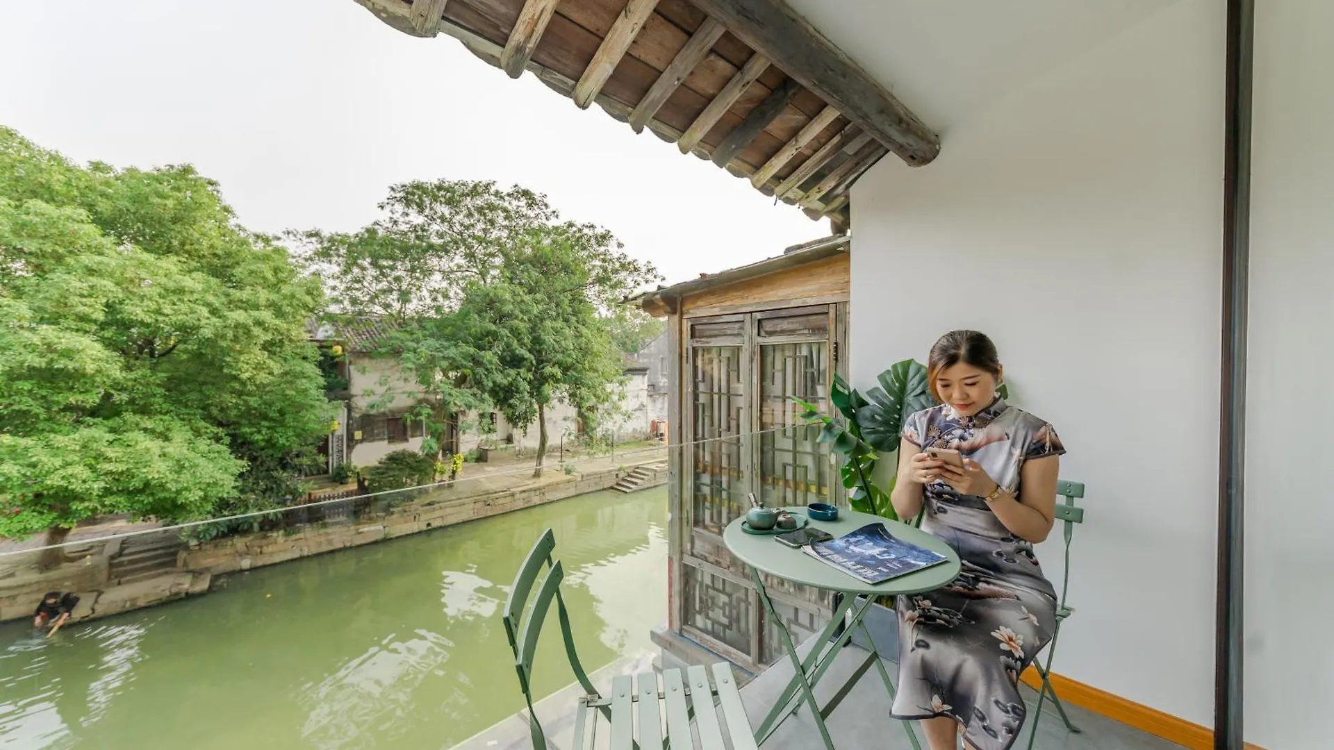 Tongli Slowlife River View Inn Suzhou  Séjour chez l'habitant